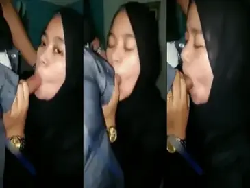 Hijabers Ketagihan Peju Hisap Kontol Mulut Ditelan Lumer poster