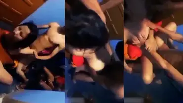 Istri Cantik Layani Tiga Pria Sekaligus